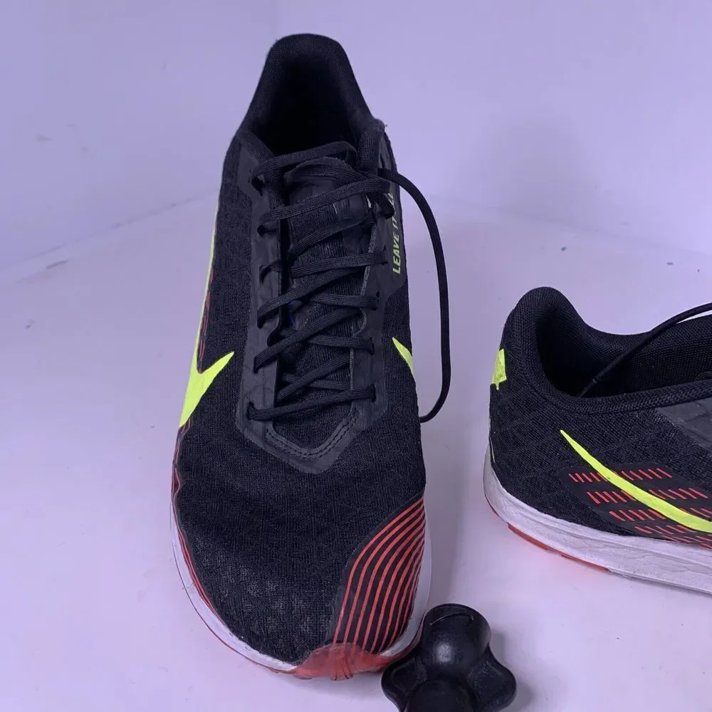 New Nike Zoom Rival XC Waffle Track Shoes AJ0851-005 Black Volt Spikes Size 12.5